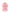 Pink blouse with a large bow on a hanger against a white background