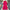 Pink dress with ruffled sleeves and bottom on a gray surface with decorative elements.
