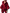 Red outfit with ruffled sleeves on a plain background