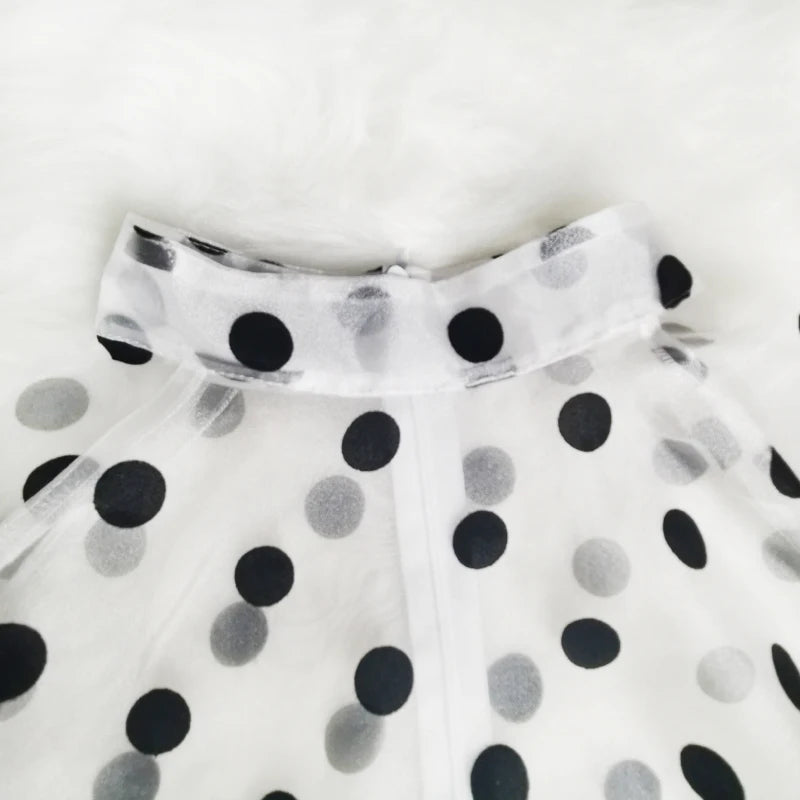Polka Dot Summer Blouse