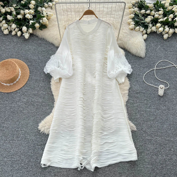 Pleated Boutique Loose Dress