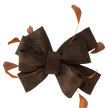 Feathered Mesh Immense Bow Fascinator