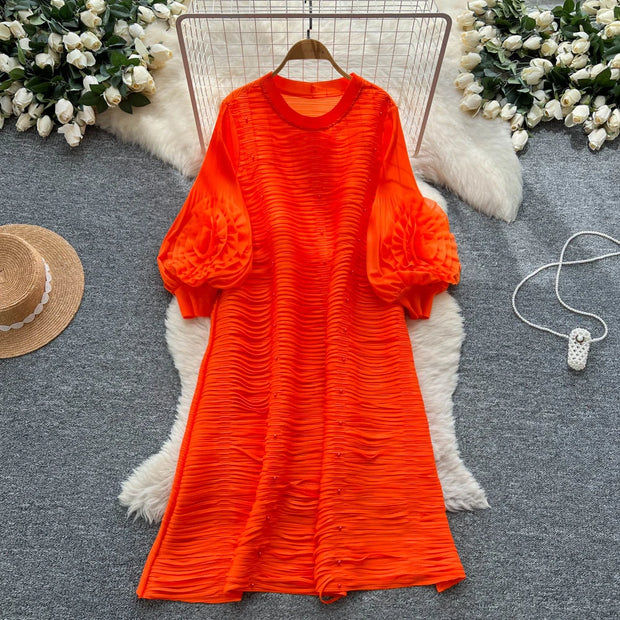 Pleated Boutique Loose Dress