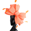 Feathered Mesh Immense Bow Fascinator