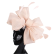Feathered Mesh Immense Bow Fascinator