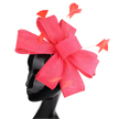Feathered Mesh Immense Bow Fascinator
