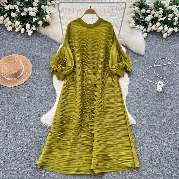 Pleated Boutique Loose Dress