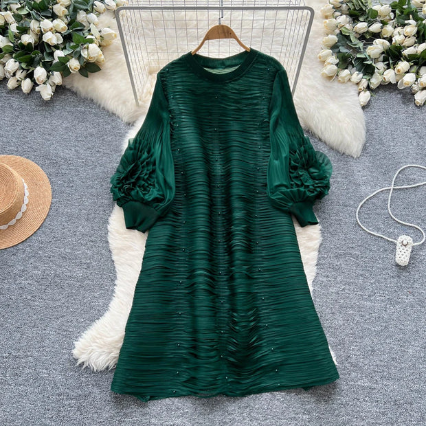 Pleated Boutique Loose Dress