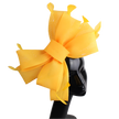 Feathered Mesh Immense Bow Fascinator