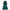 Green dress with ruffled details on a white background