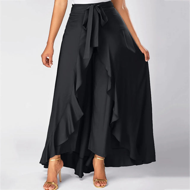 Double Layer Wide-Leg Culottes