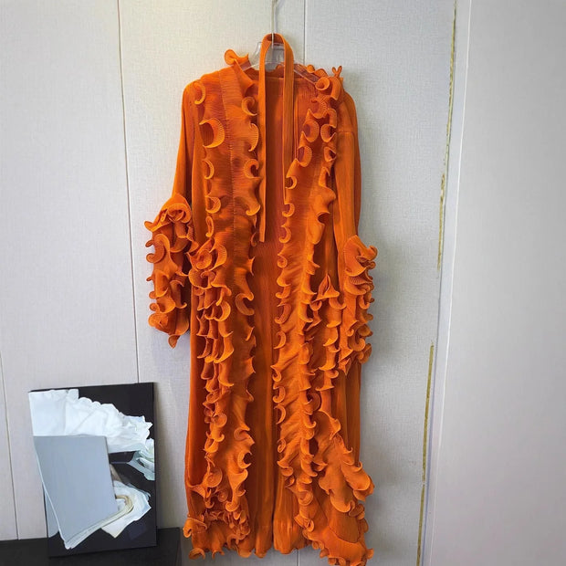 Festive 3D Mushroom Edge Dress