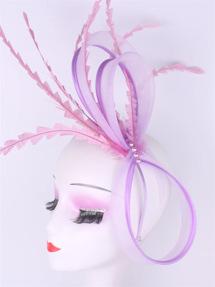 Chic Feather Fascinator Headband