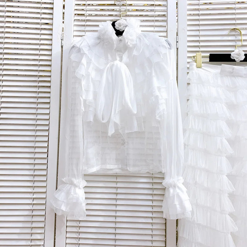Elegant French Chiffon Commuter Set (Pieces sold separately)