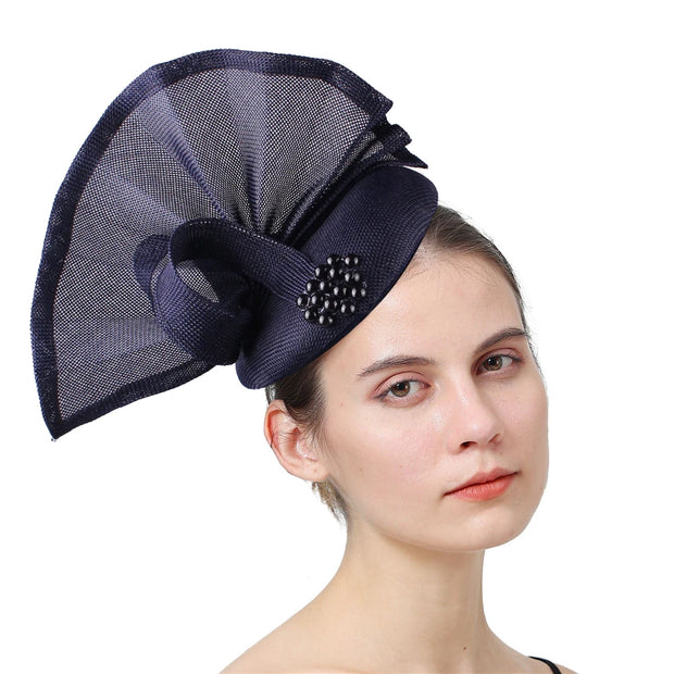 Derby Floral Fan Fascinator