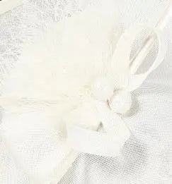 Elegant Mesh Ribbon Fascinator Hat
