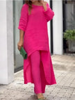 Cotton Linen City Street Fashion Set