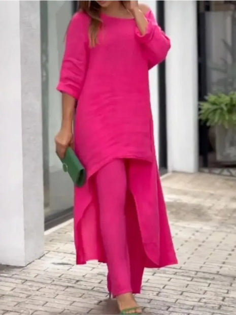 Cotton Linen City Street Fashion Set