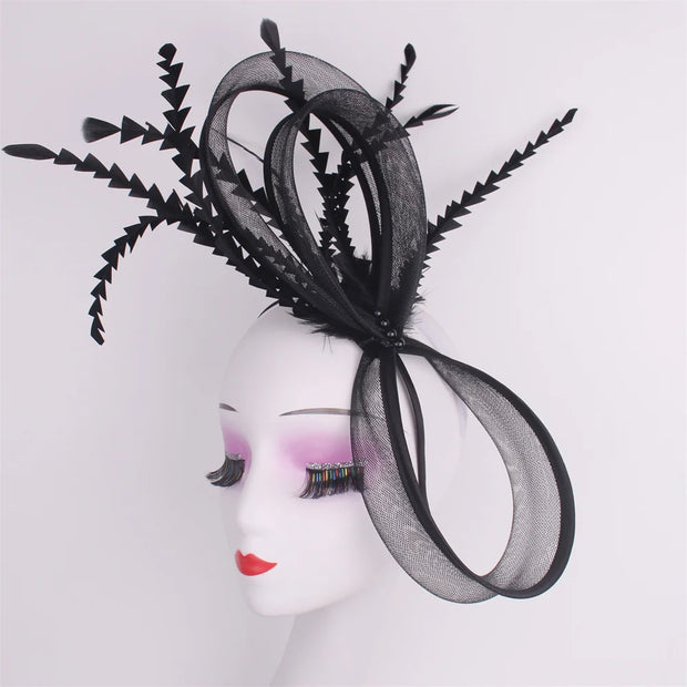 Chic Feather Fascinator Headband