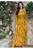 Elegant Flower Miyake Pleated Dress
