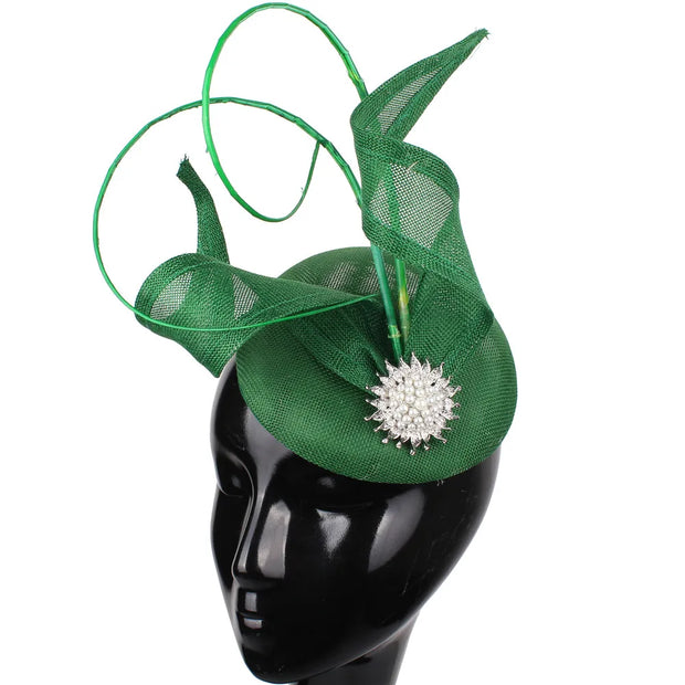 Elegant Mesh Ribbon Fascinator Hat