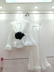 Elegant Lace Socialite Fishtail Set
