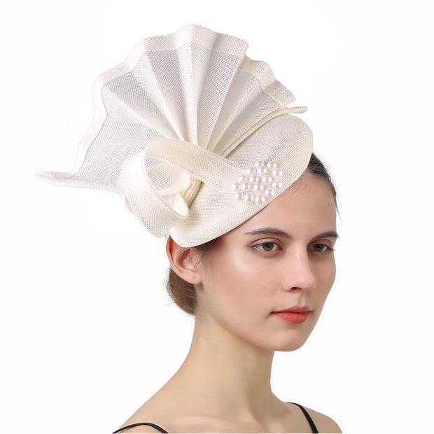 Derby Floral Fan Fascinator