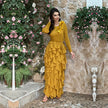 Elegant Flower Miyake Pleated Dress
