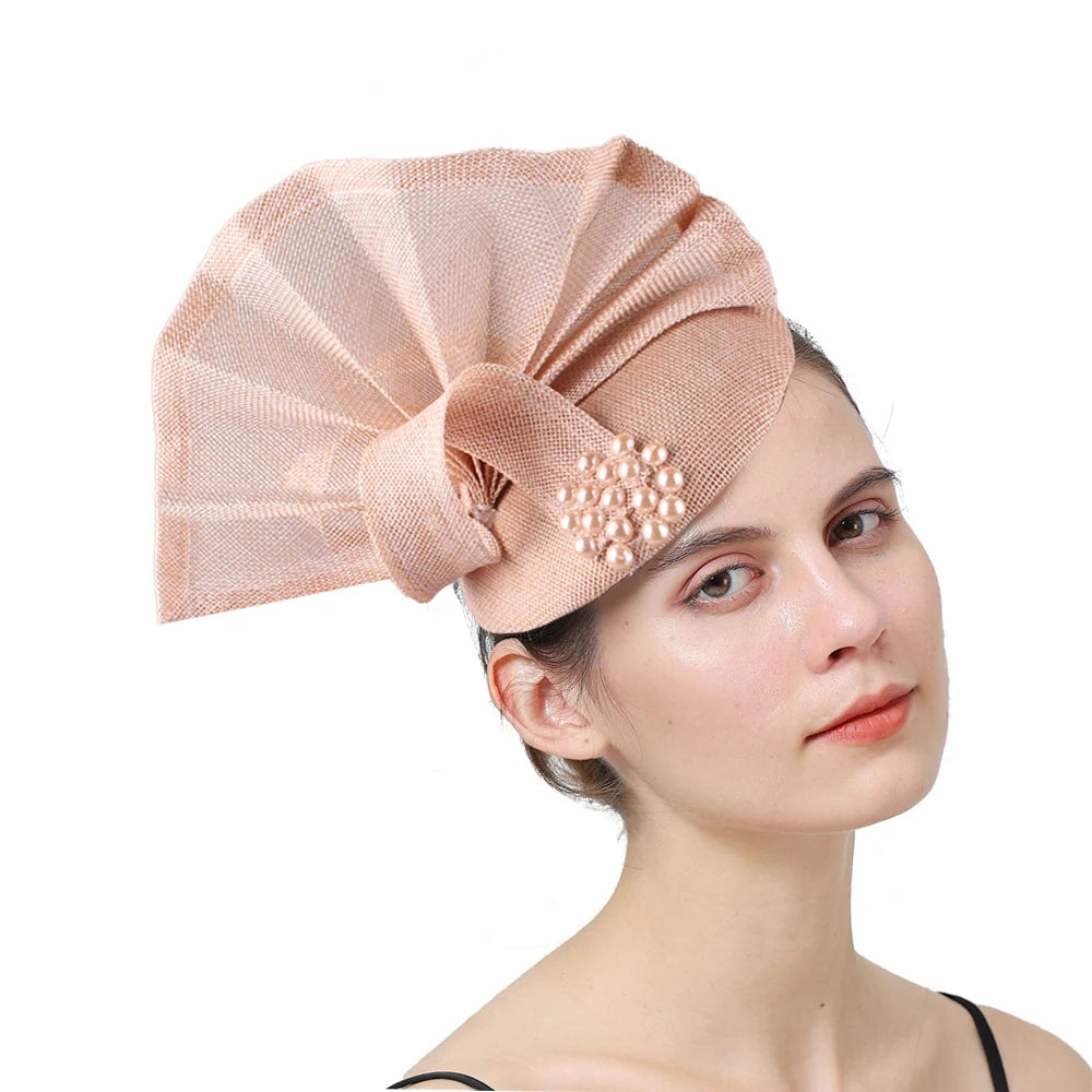 Derby Floral Fan Fascinator