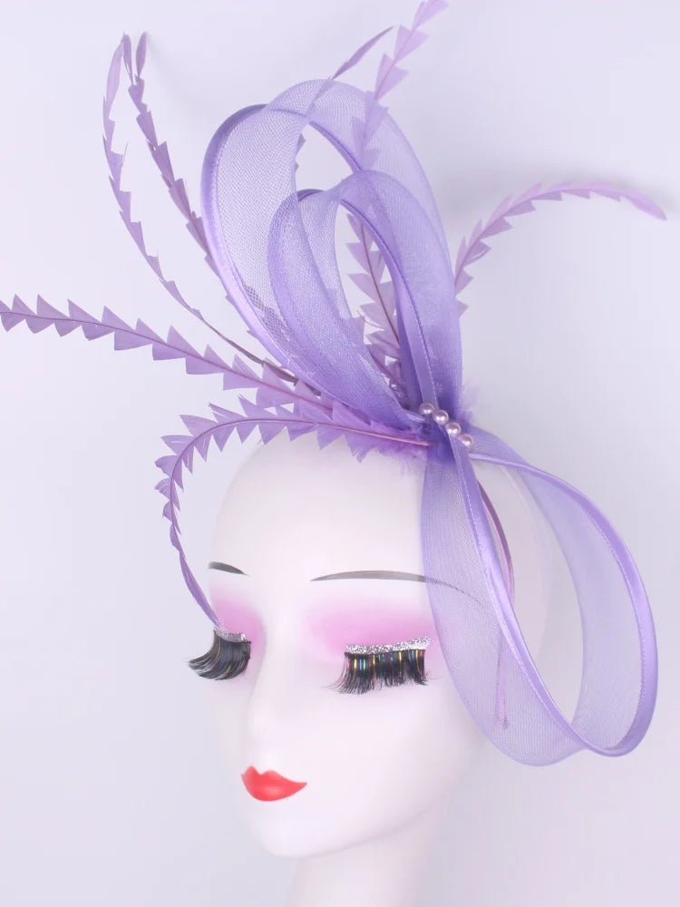Chic Feather Fascinator Headband
