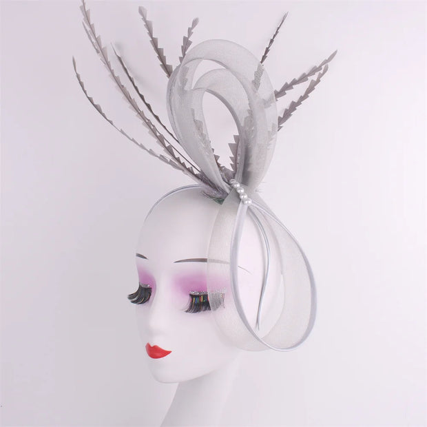 Chic Feather Fascinator Headband