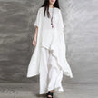 Casual Cotton Linen Pant Set