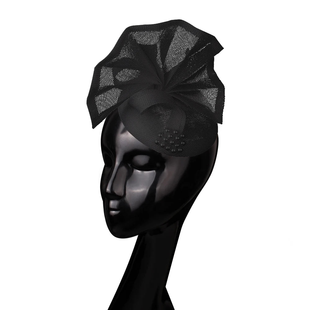 Derby Floral Fan Fascinator