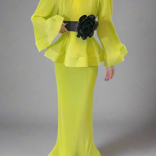 Elegant Lace Socialite Fishtail Set