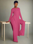 Solid Classic Women's Long Sleeve Set