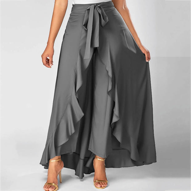Double Layer Wide-Leg Culottes
