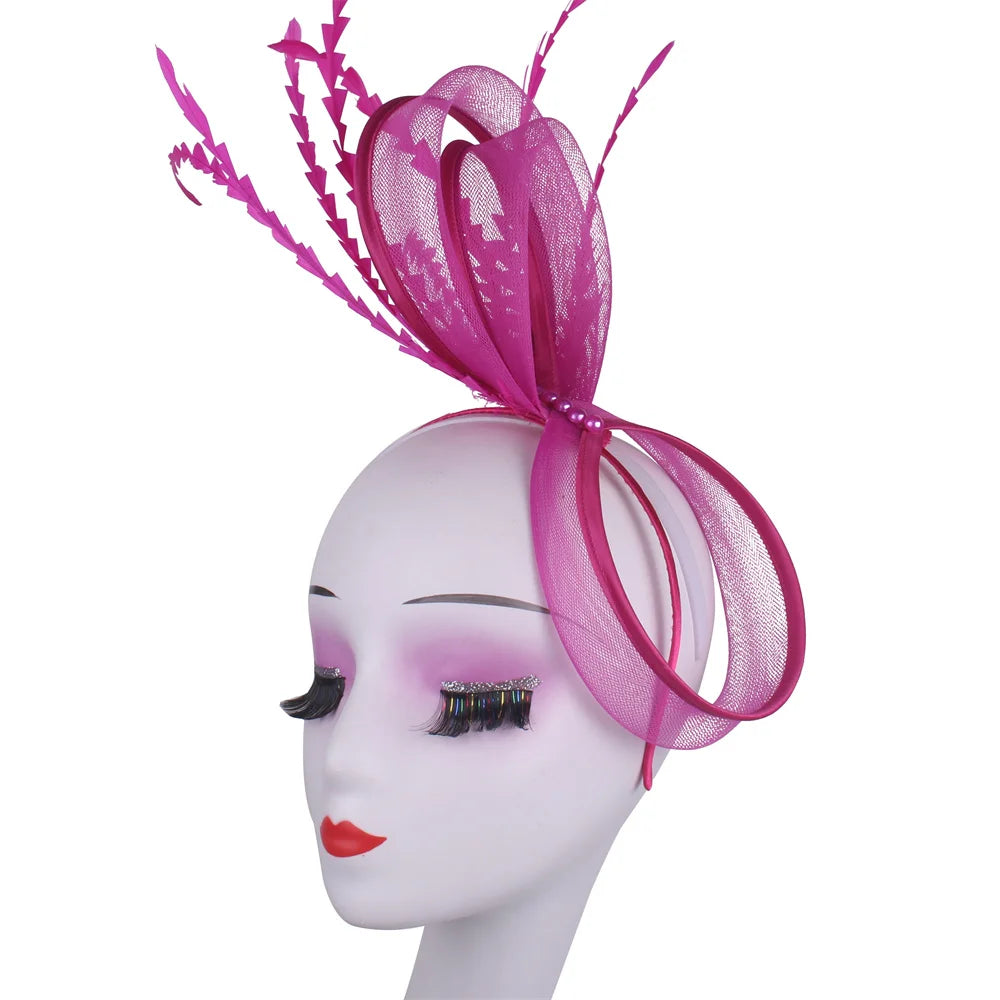Chic Feather Fascinator Headband