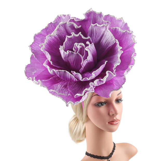 Rose Flower Derby Fascinator