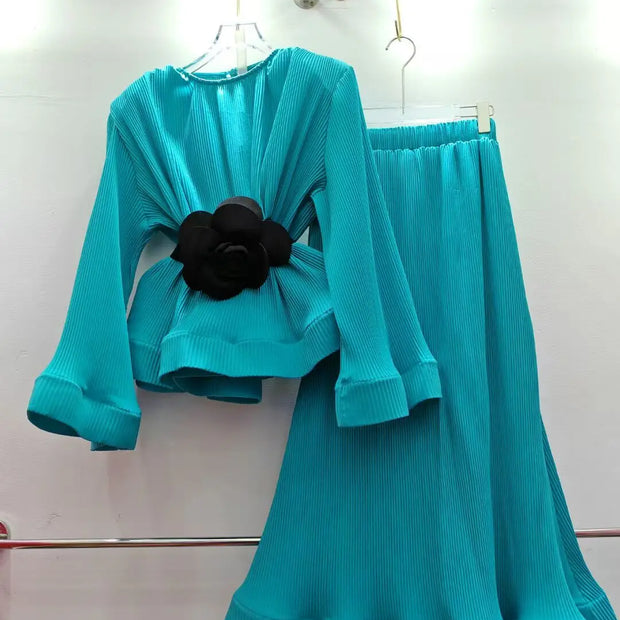 Elegant Lace Socialite Fishtail Set