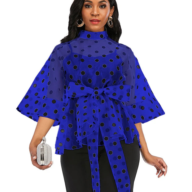 Polka Dot Summer Blouse