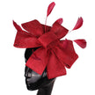 Feathered Mesh Immense Bow Fascinator