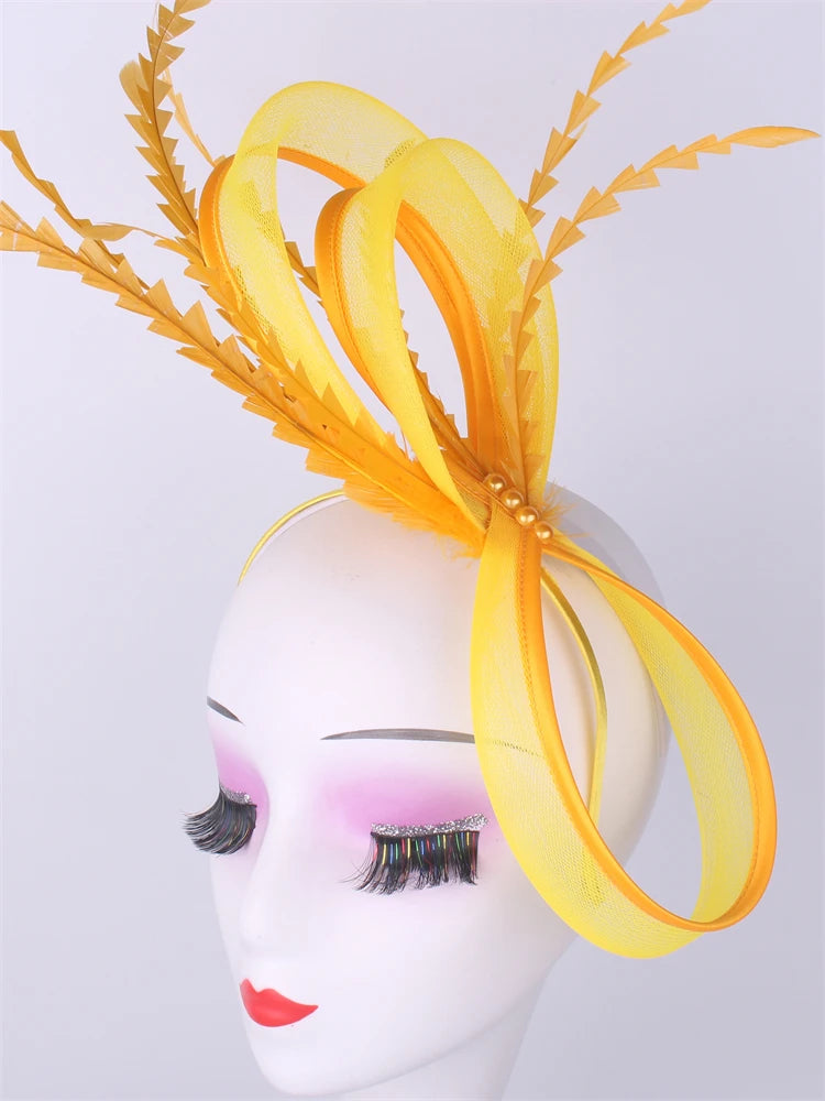 Chic Feather Fascinator Headband