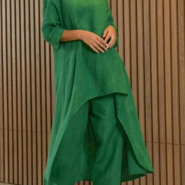 Cotton Linen City Street Fashion Set