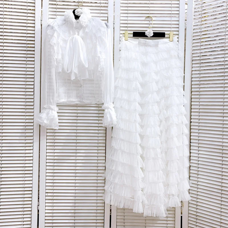 Elegant French Chiffon Commuter Set (Pieces sold separately)