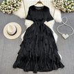 Ruffle Charm Mid Dress
