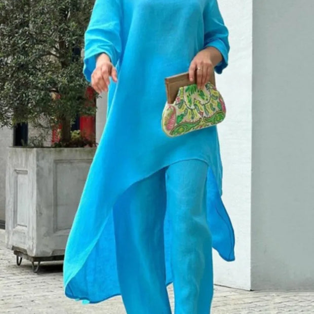 Cotton Linen City Street Fashion Set