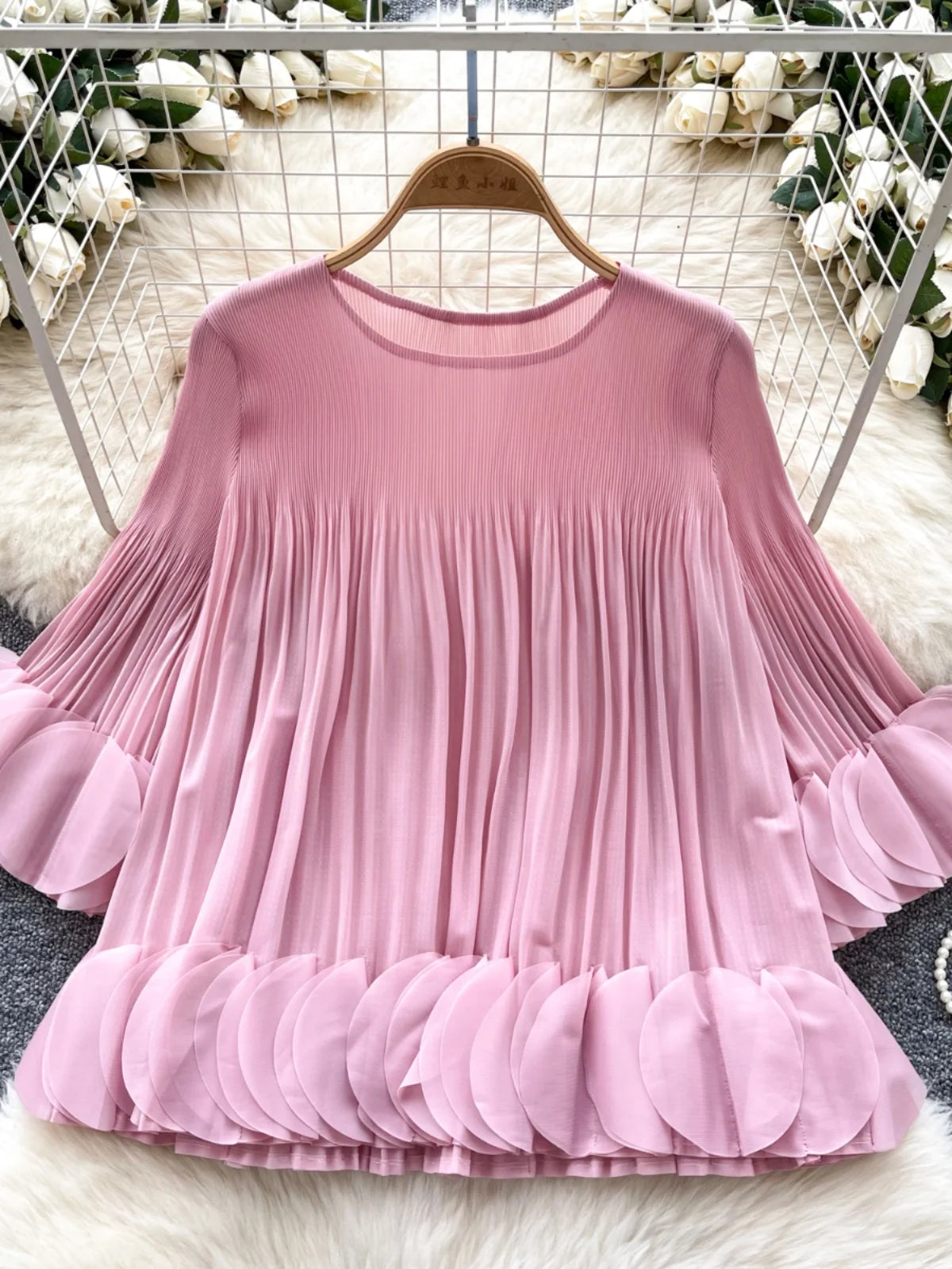 Bubble Sleeve Autumn Slim Fit Top