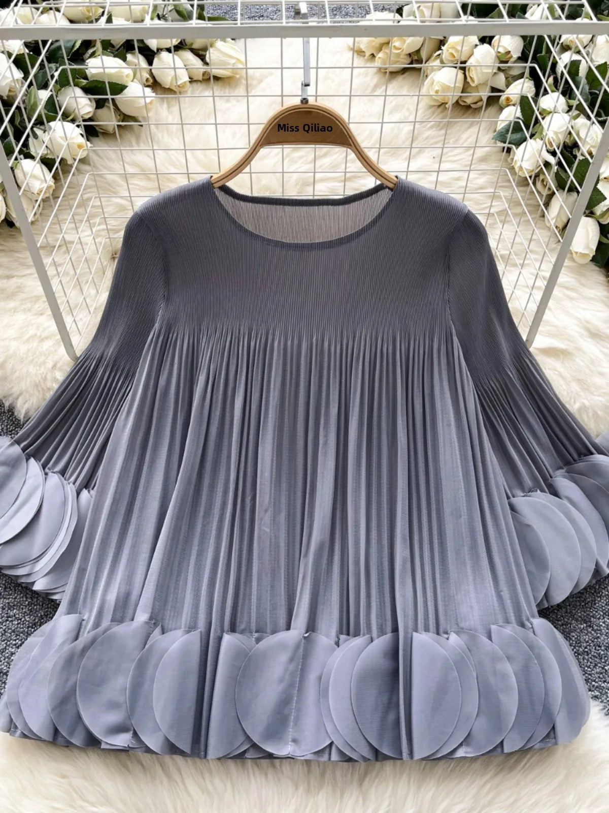 Bubble Sleeve Autumn Slim Fit Top