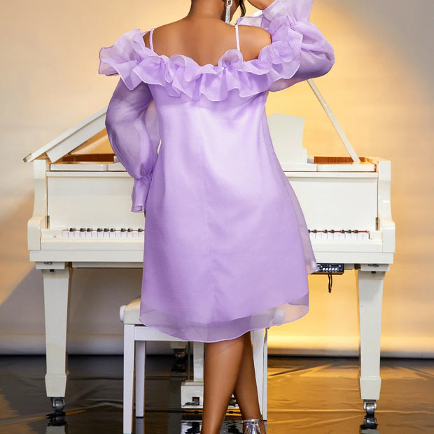 Elegant Classy Loose Off-the-Shoulder dress