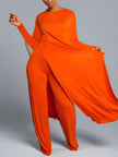 Solid Classic Women's Long Sleeve Set